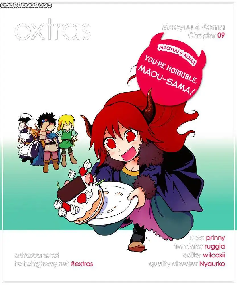 Maoyuu 4-Koma: You're Horrible, Maou-sama! Chapter 9 1